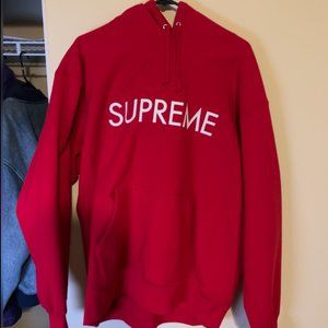 Supreme Capital Hooded Sweatshirt (size L)